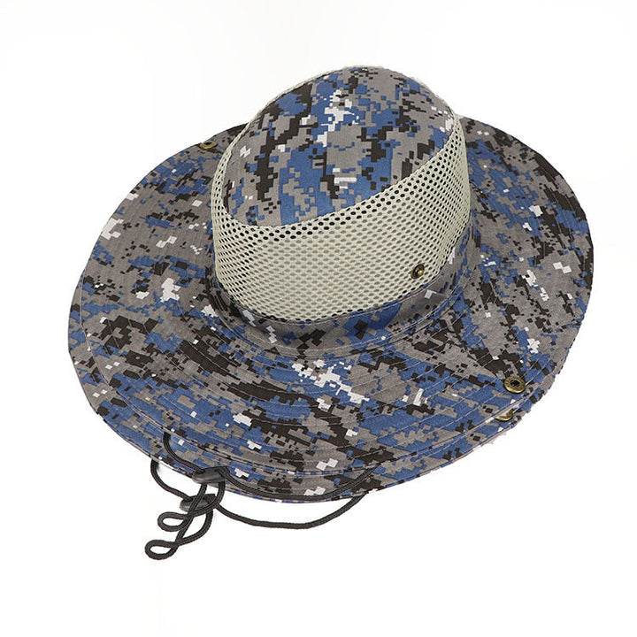 Digital Camouflage Wide Brim Outdoor Fishing Hat - Your Perfect Companion for Outdoor Adventures